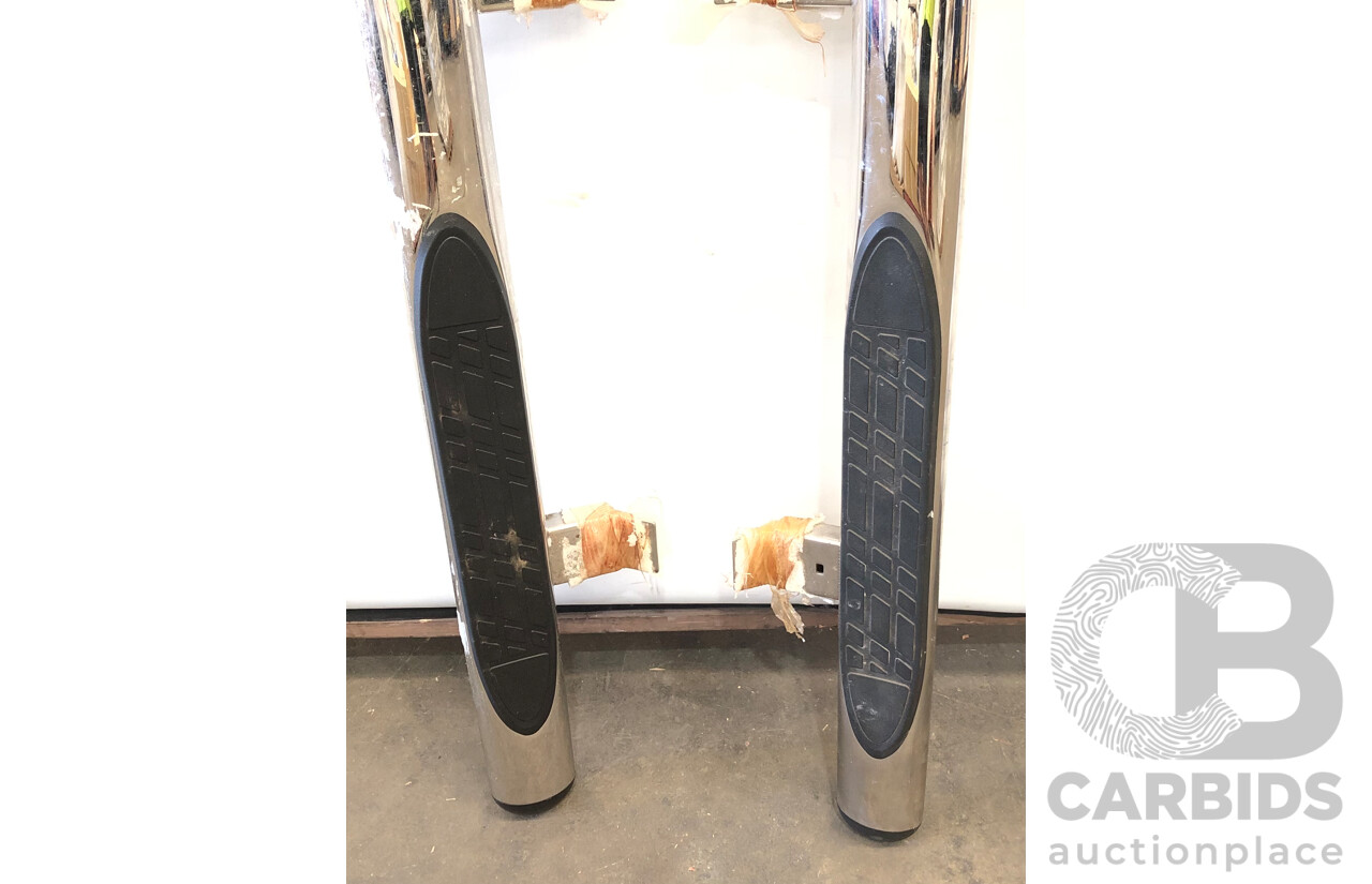 2017 VW Amarok Genuine Dual Cab Chrome Side Steps Left and Right Set of 2