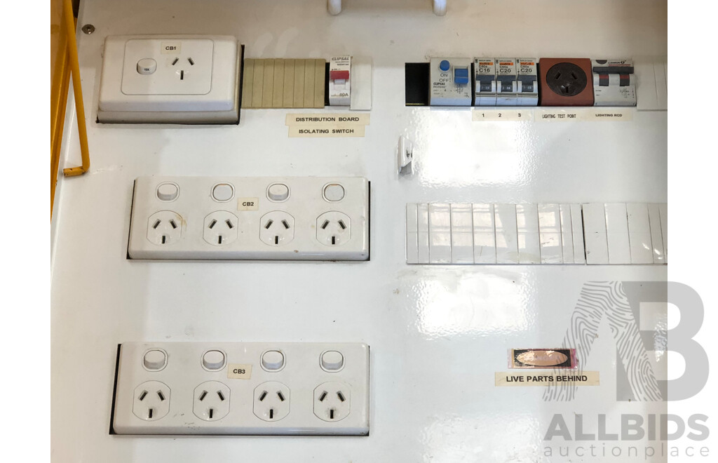 Worksite Temporary Electrical Switchboards - Lot of Two