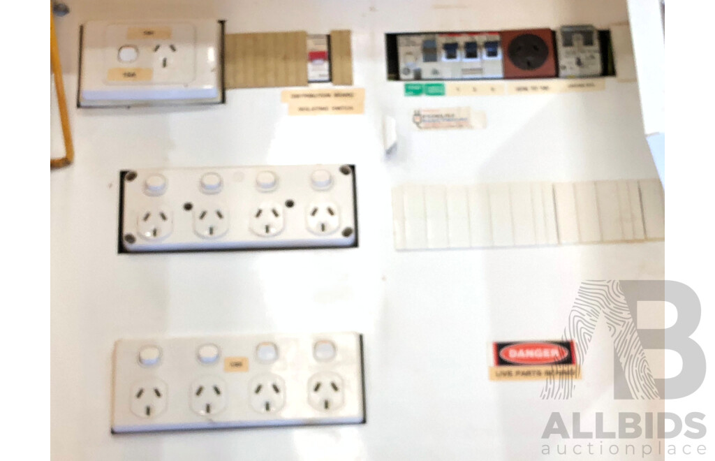 Worksite Temporary Electrical Switchboards - Lot of Two