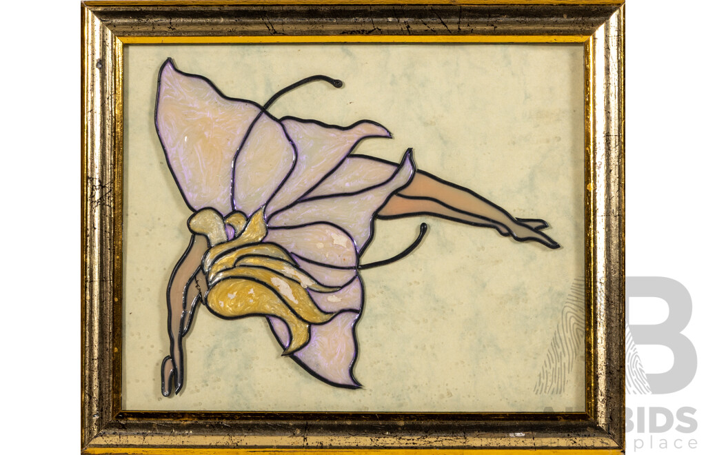 Artists Unknown (Exact Dates Unknown), Anemones, Fairy & White Rose, Trio of Vintage Mixed Media, Photograph of Sketch & Oil on Canvas, 29 x 24 cm (largest frame) (3)