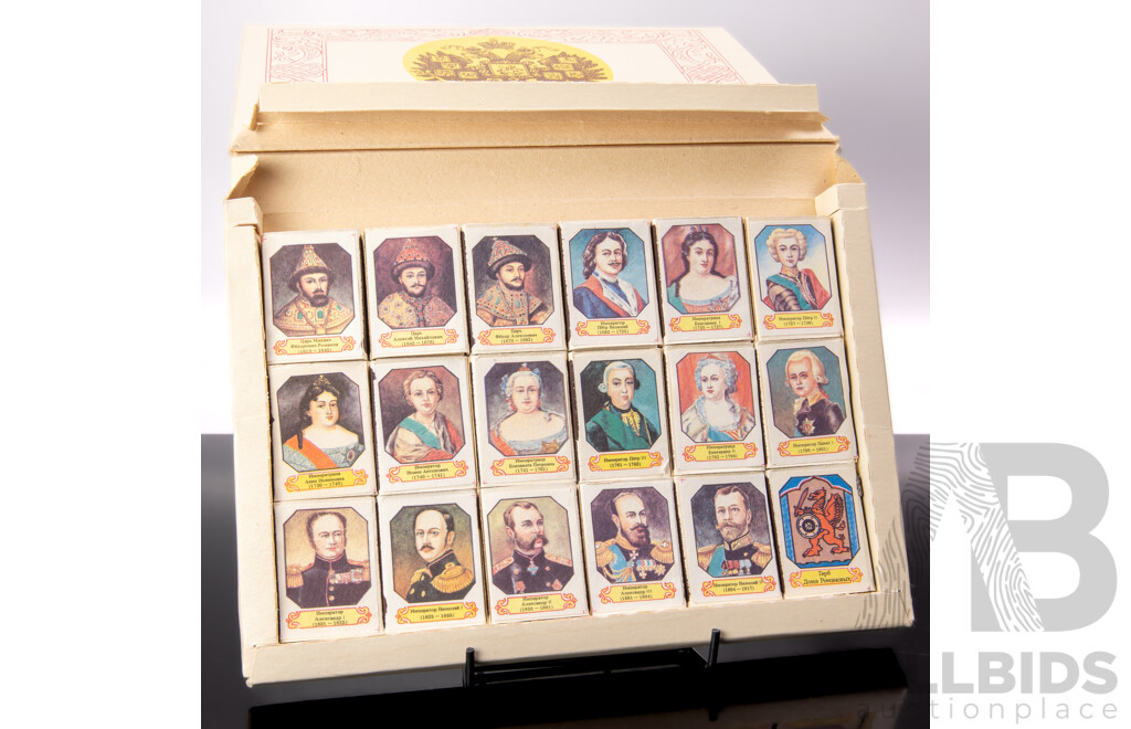 Matchboxes Russian Collection Retro Set 18 Matchboxes with Contents - Lot 1612374 | ALLBIDS