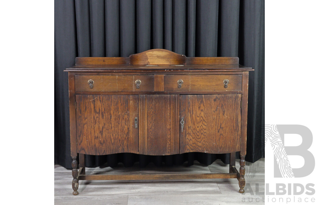 Art Deco Elevated Sideboard