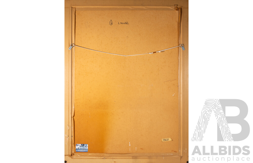 Shawna Leach (20th Century, American, 1962-), Flores De Aurora, Quality Reproduction Print of Original Mixed Media Work, 130 x 99 cm (frame)