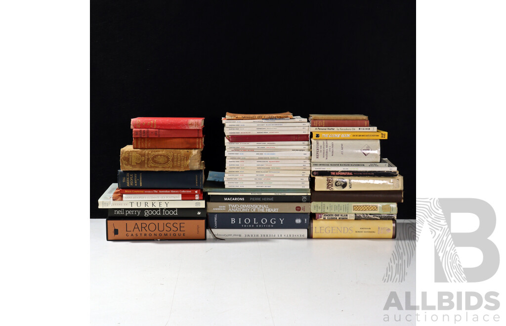 Collection Vintage & Other Books Relating Varied Subjects