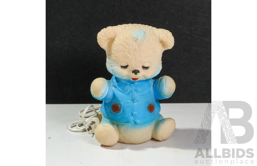 Retro Australian Netta Teddy Bear Night Light