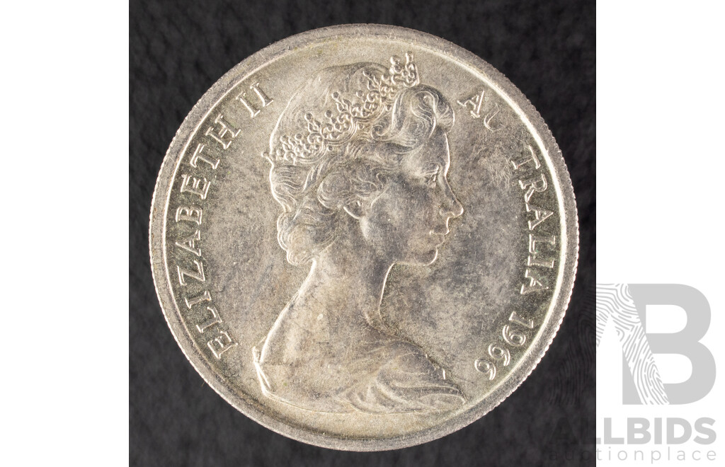 Australian 1966 Ten Cent Error Coin, Missing S in Australia