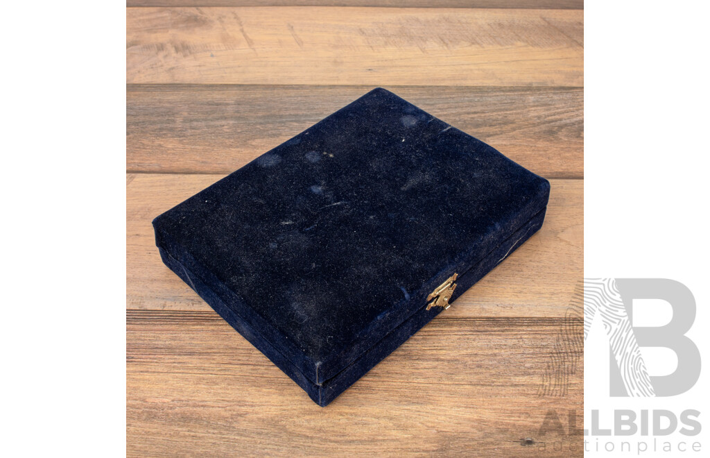 Demitasse Silver Spoons with Blue Glass Finials