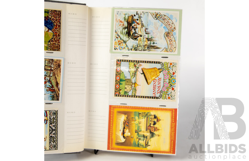 Collection of Ukrainian & Russian Postcards/Greeting Cards