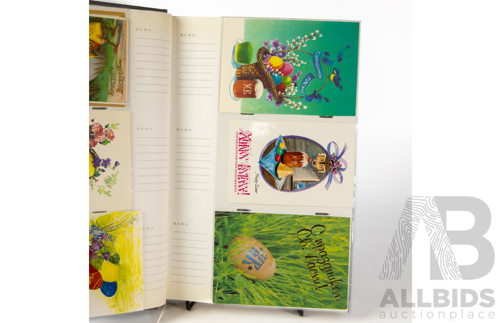 Collection of Ukrainian & Russian Postcards/Greeting Cards