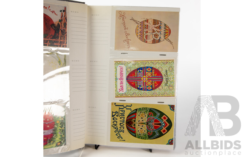 Collection of Ukrainian & Russian Postcards/Greeting Cards