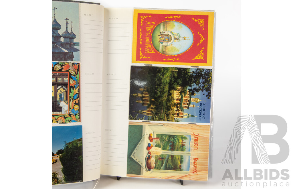 Collection of Ukrainian & Russian Postcards/Greeting Cards