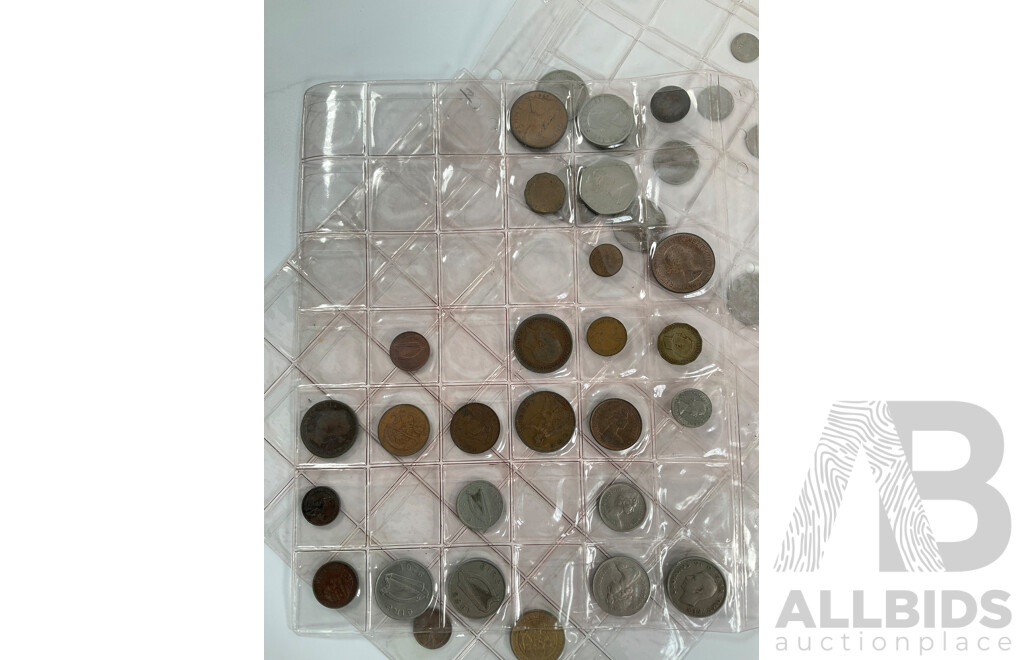 Assortment of Collectable Coins Including USA 1964 Silver Kennedy Dollar, Kansas Medallion, Territory of New Guinea 1935 Silver Shilling, Six United Kingdom QV Silver Shillings, Churchill Crown, New Zealand, Singapore, Straits Settlements