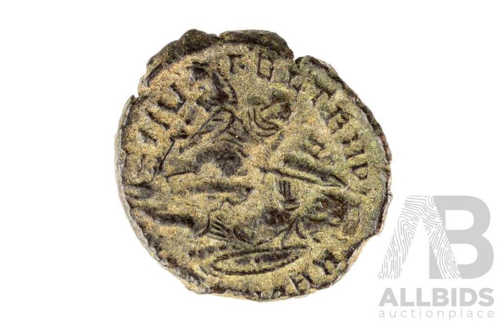 Roman Empire Constantius II Coin, Fallen Horseman