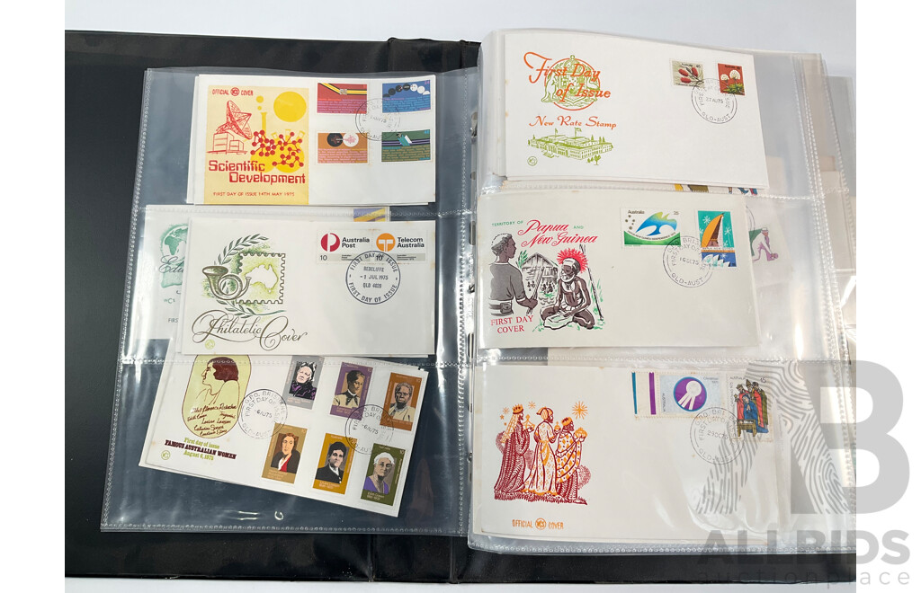 Album of Australian 1970's/80's First Day Covers