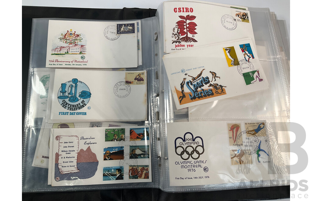 Album of Australian 1970's/80's First Day Covers