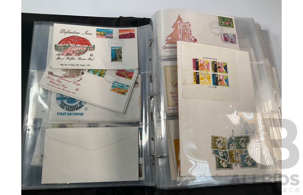 Album of Australian 1970's/80's First Day Covers
