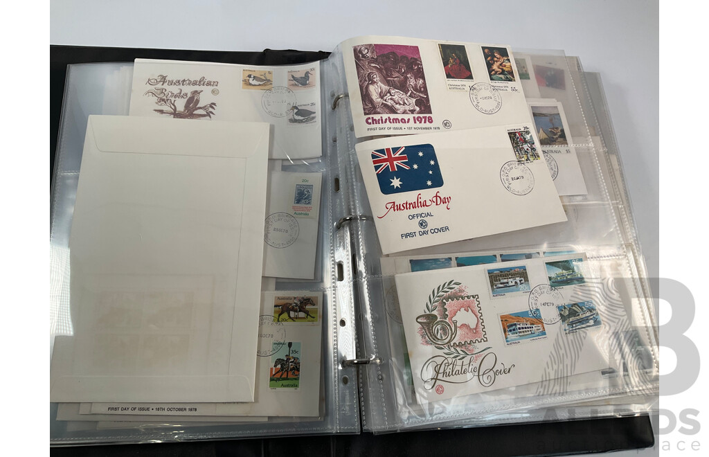 Album of Australian 1970's/80's First Day Covers