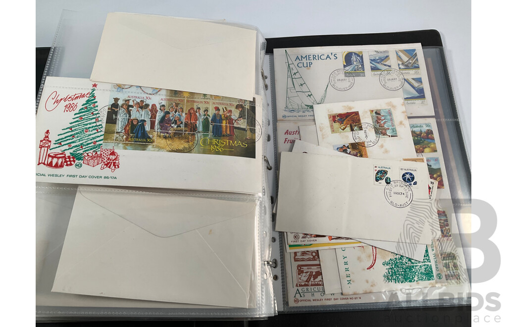 Album of Australian 1970's/80's First Day Covers