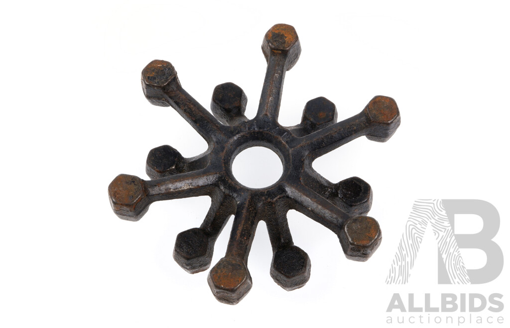 Retro Japanese Metal Taper Holder