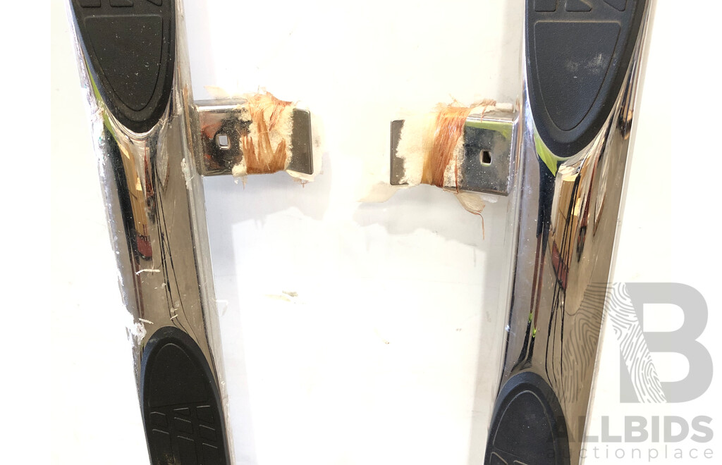 2017 VW Amarok Genuine Dual Cab Chrome Side Steps Left and Right Set of 2