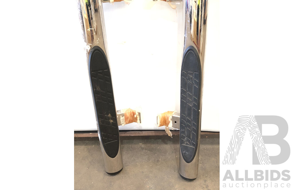 2017 VW Amarok Genuine Dual Cab Chrome Side Steps Left and Right Set of 2