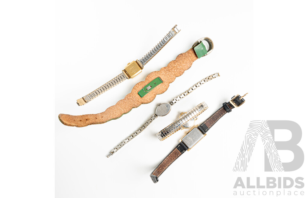 Vintage (4) Seiko & Page Ladies Manual Winding Watches