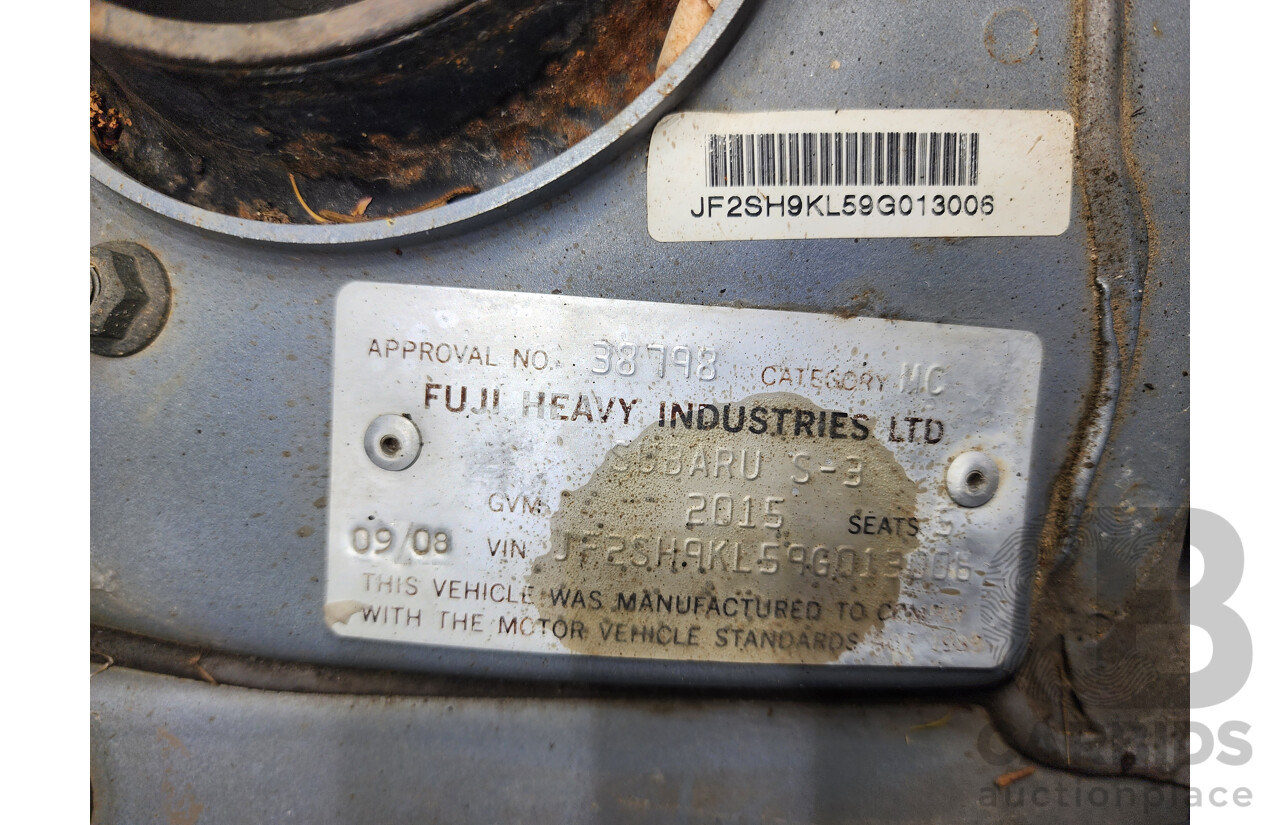 9/2008 Subaru Forester X MY09 4d Wagon Silver 2.5L