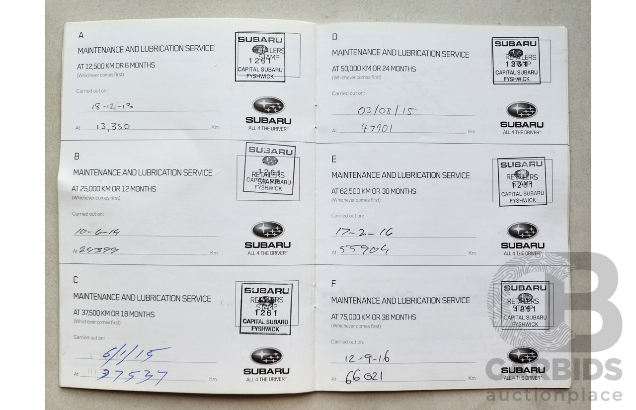 2/2013 Subaru Forester 2.5i-S MY13 4d Wagon Silver 2.5L