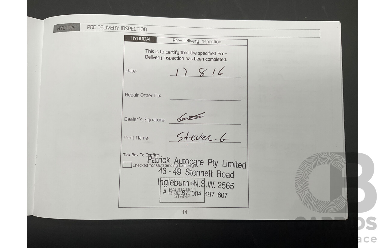 08/2016 Hyundai i30 Premium 1.6 CRDi (FWD) GD3 Series 2 5d Hatchback Platinum Silver Metallic Turbo Diesel 1.6L