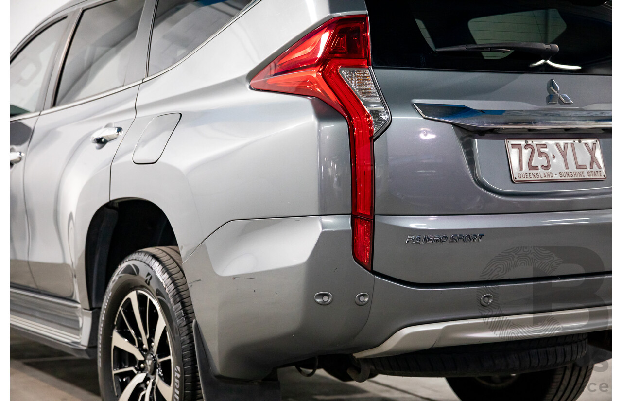 07/2018 Mitsubishi Pajero Sport Exceed (4x4) MY18 4d Wagon Titanium Metallic Turbo Diesel 2.4L - 7 Seater