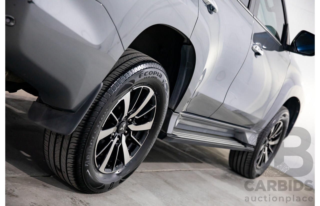 07/2018 Mitsubishi Pajero Sport Exceed (4x4) MY18 4d Wagon Titanium Metallic Turbo Diesel 2.4L - 7 Seater