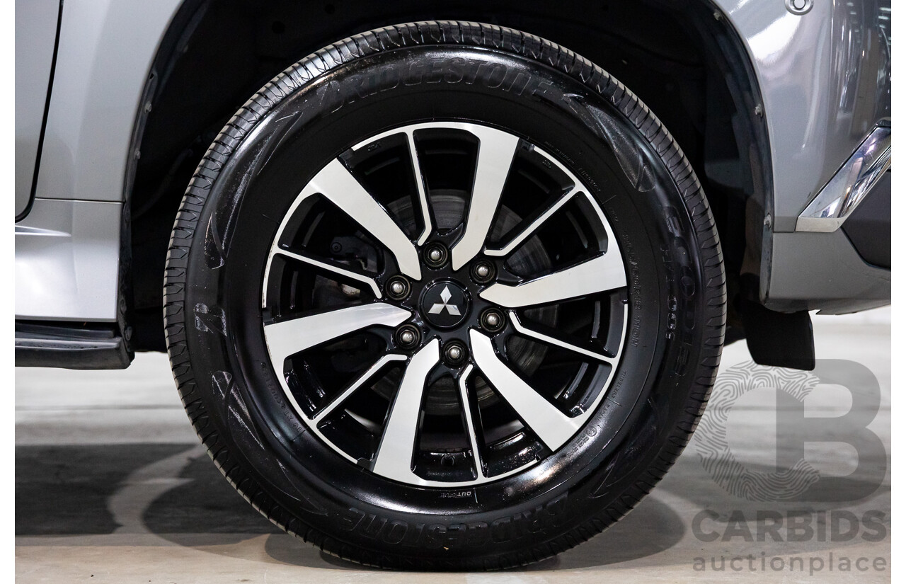 07/2018 Mitsubishi Pajero Sport Exceed (4x4) MY18 4d Wagon Titanium Metallic Turbo Diesel 2.4L - 7 Seater