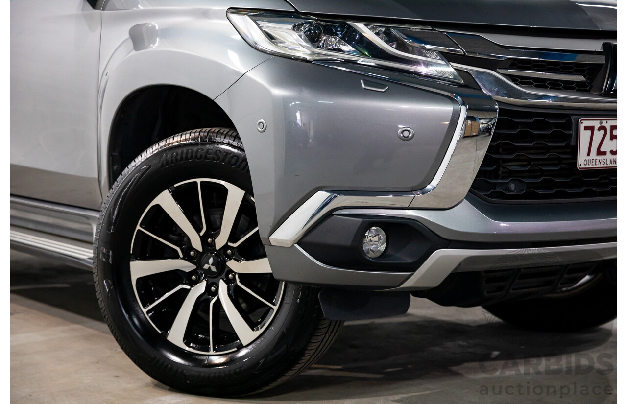 07/2018 Mitsubishi Pajero Sport Exceed (4x4) MY18 4d Wagon Titanium Metallic Turbo Diesel 2.4L - 7 Seater