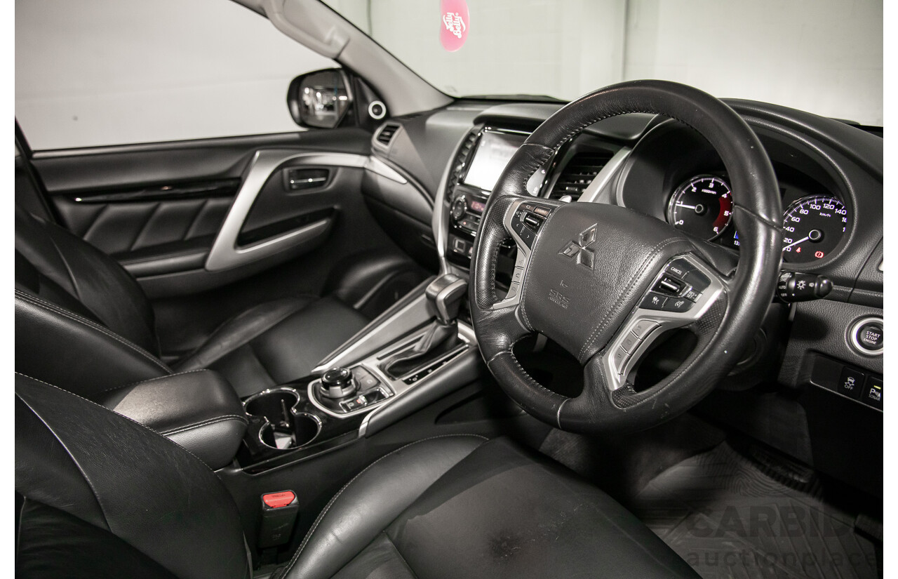 07/2018 Mitsubishi Pajero Sport Exceed (4x4) MY18 4d Wagon Titanium Metallic Turbo Diesel 2.4L - 7 Seater