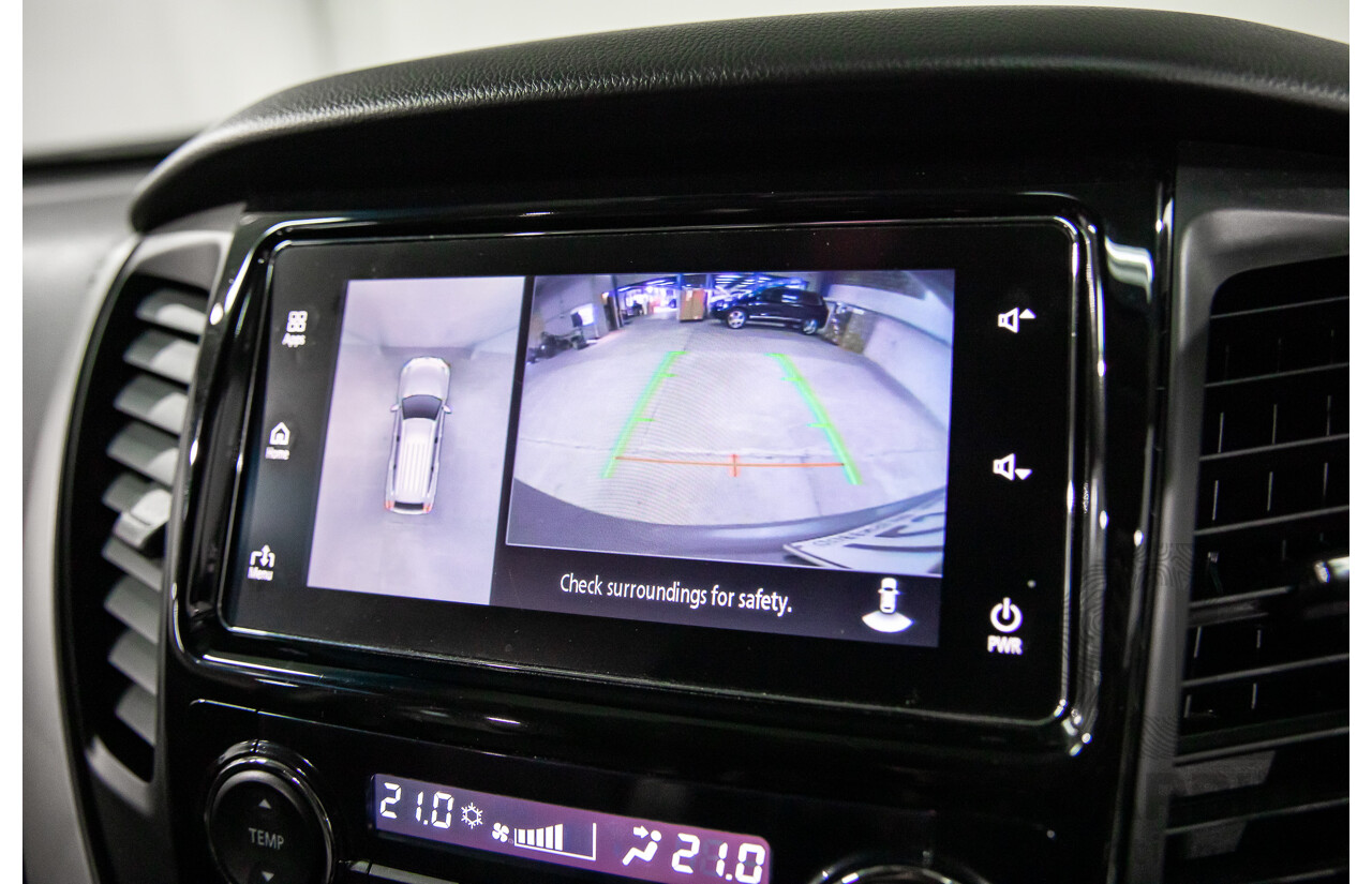 07/2018 Mitsubishi Pajero Sport Exceed (4x4) MY18 4d Wagon Titanium Metallic Turbo Diesel 2.4L - 7 Seater