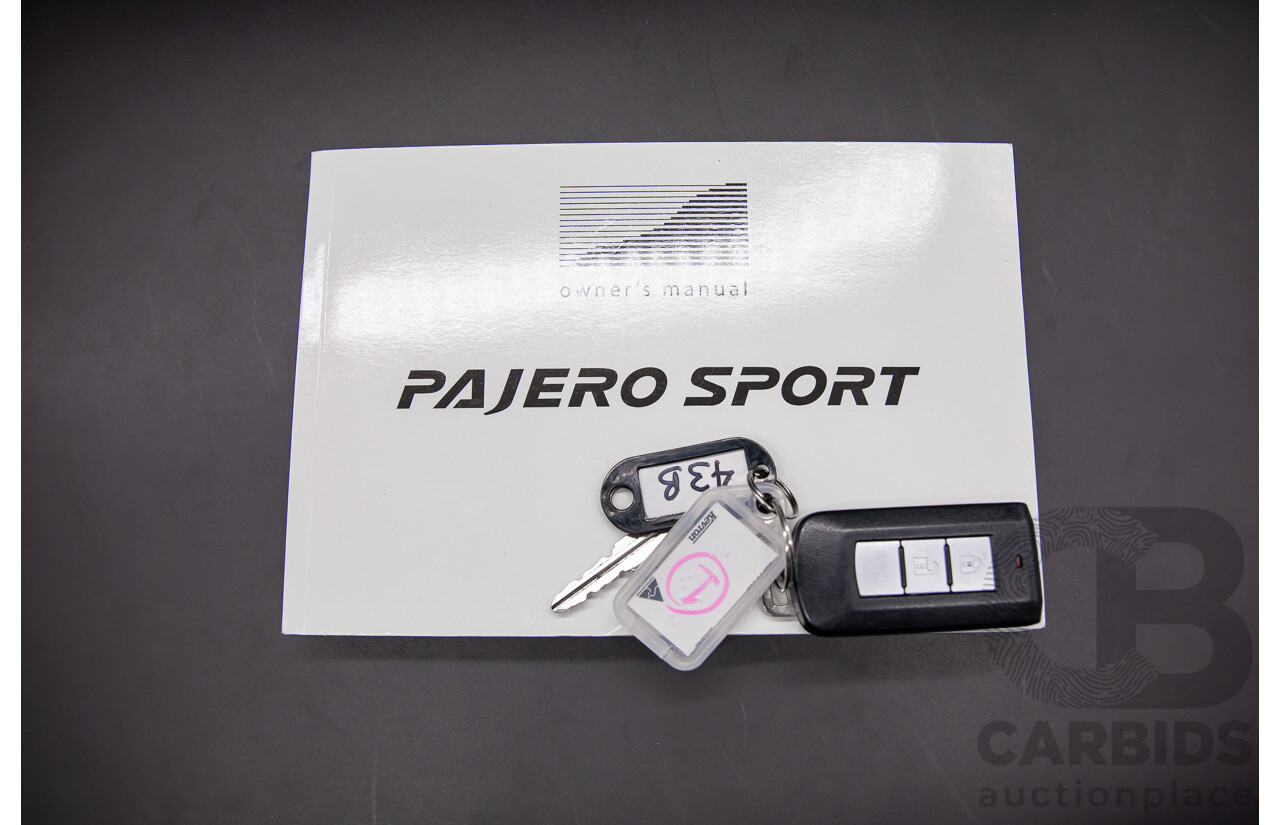 07/2018 Mitsubishi Pajero Sport Exceed (4x4) MY18 4d Wagon Titanium Metallic Turbo Diesel 2.4L - 7 Seater