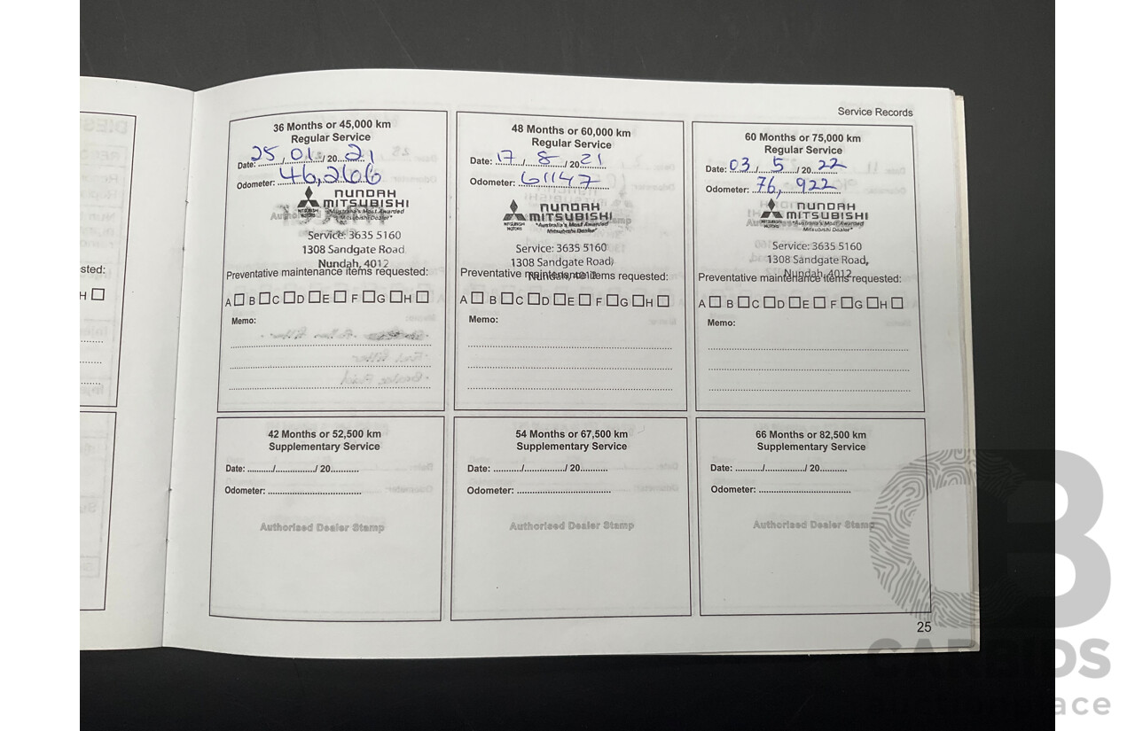 07/2018 Mitsubishi Pajero Sport Exceed (4x4) MY18 4d Wagon Titanium Metallic Turbo Diesel 2.4L - 7 Seater