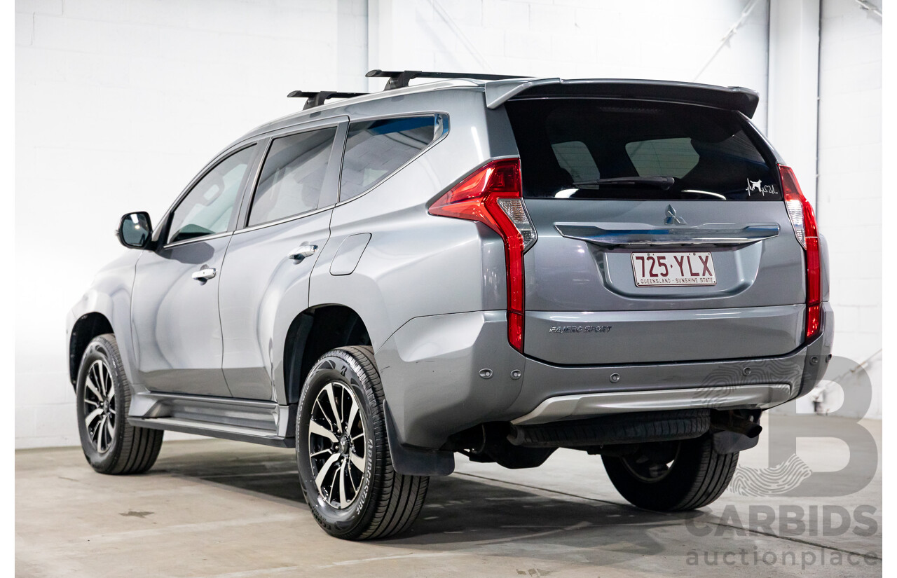 07/2018 Mitsubishi Pajero Sport Exceed (4x4) MY18 4d Wagon Titanium Metallic Turbo Diesel 2.4L - 7 Seater
