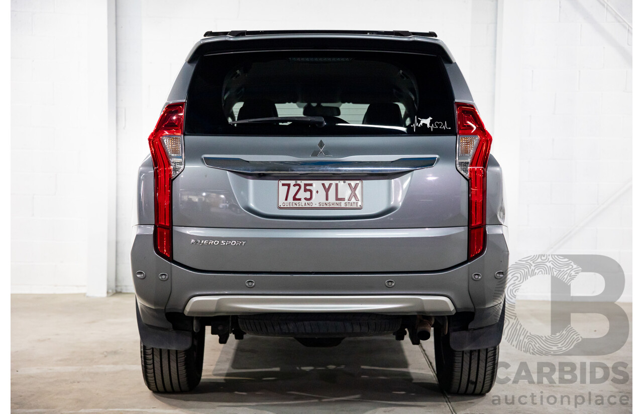 07/2018 Mitsubishi Pajero Sport Exceed (4x4) MY18 4d Wagon Titanium Metallic Turbo Diesel 2.4L - 7 Seater
