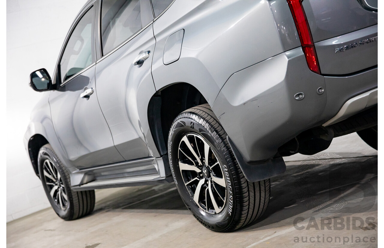 07/2018 Mitsubishi Pajero Sport Exceed (4x4) MY18 4d Wagon Titanium Metallic Turbo Diesel 2.4L - 7 Seater