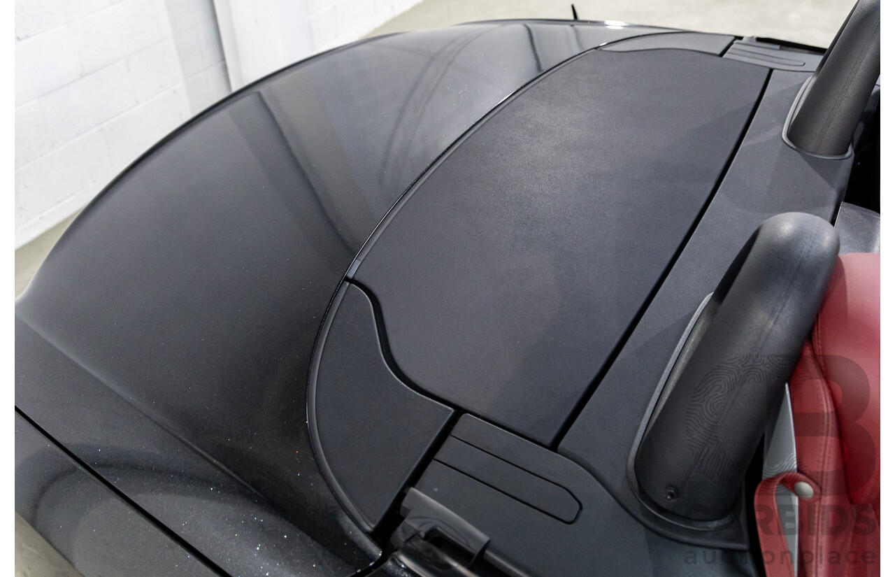 6/2005 Mercedes-Benz SLK200 Kompressor R171 2d Convertible Fire Opal Red (Black Glitter Vinyl Wrap) Supercharged 1.8L