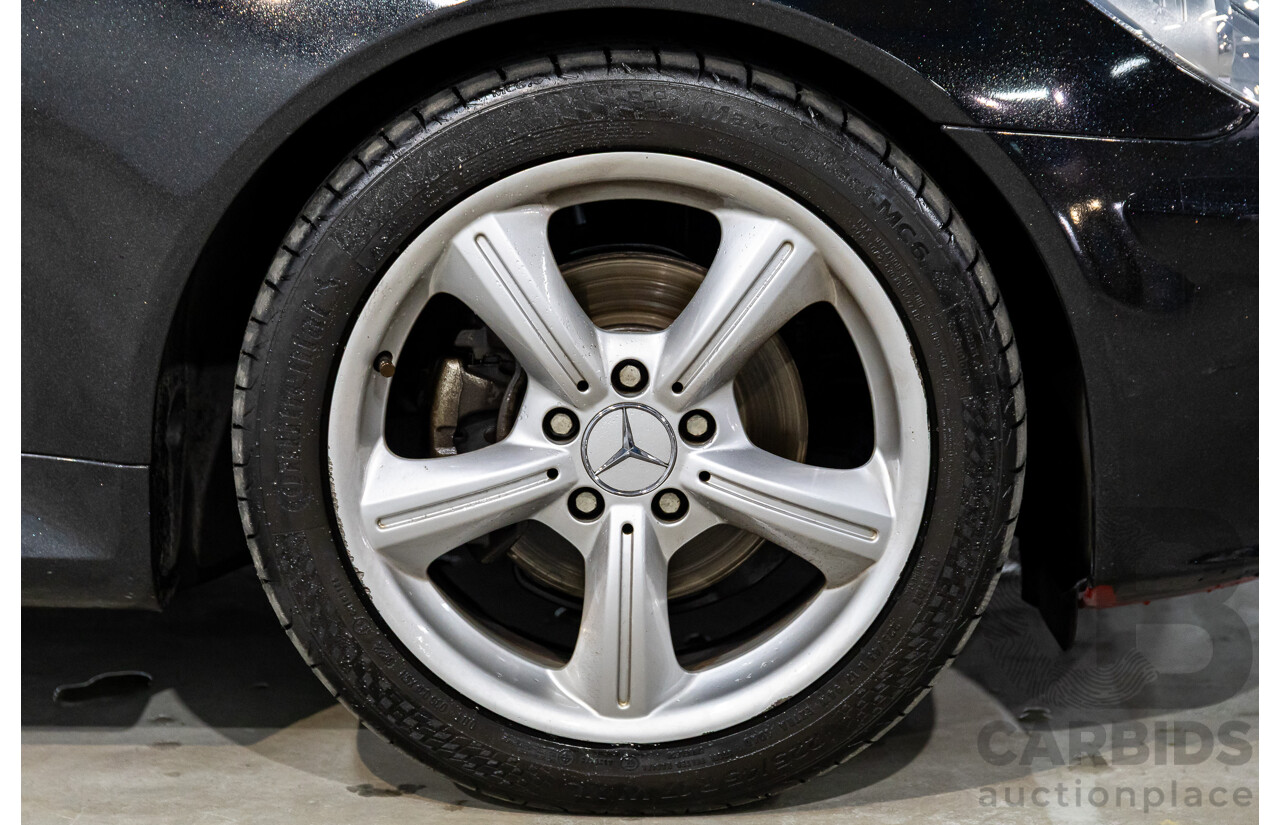 6/2005 Mercedes-Benz SLK200 Kompressor R171 2d Convertible Fire Opal Red (Black Glitter Vinyl Wrap) Supercharged 1.8L