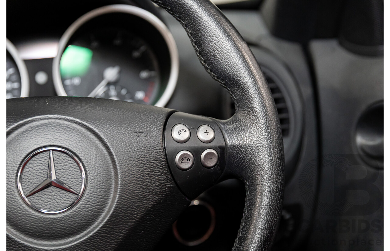 6/2005 Mercedes-Benz SLK200 Kompressor R171 2d Convertible Fire Opal Red (Black Glitter Vinyl Wrap) Supercharged 1.8L