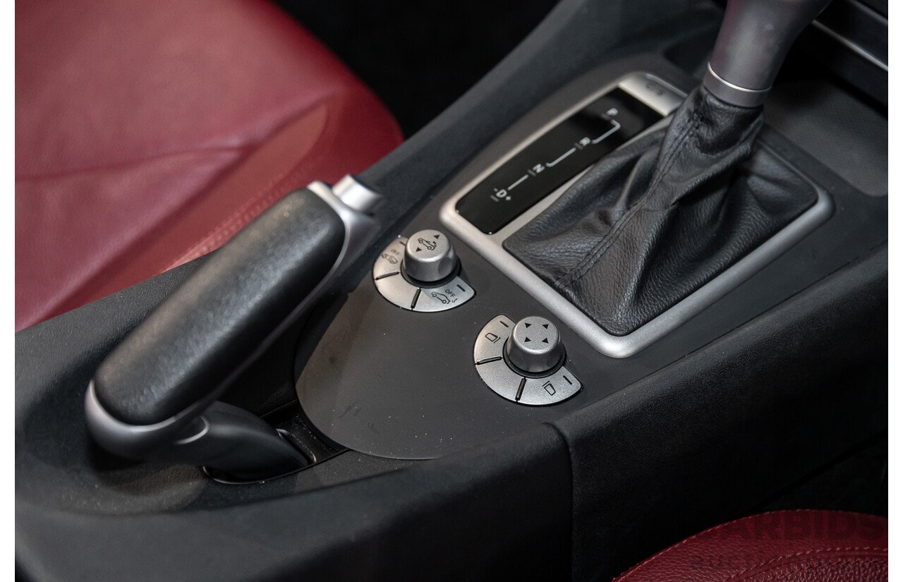 6/2005 Mercedes-Benz SLK200 Kompressor R171 2d Convertible Fire Opal Red (Black Glitter Vinyl Wrap) Supercharged 1.8L