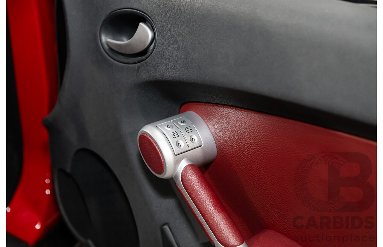 6/2005 Mercedes-Benz SLK200 Kompressor R171 2d Convertible Fire Opal Red (Black Glitter Vinyl Wrap) Supercharged 1.8L