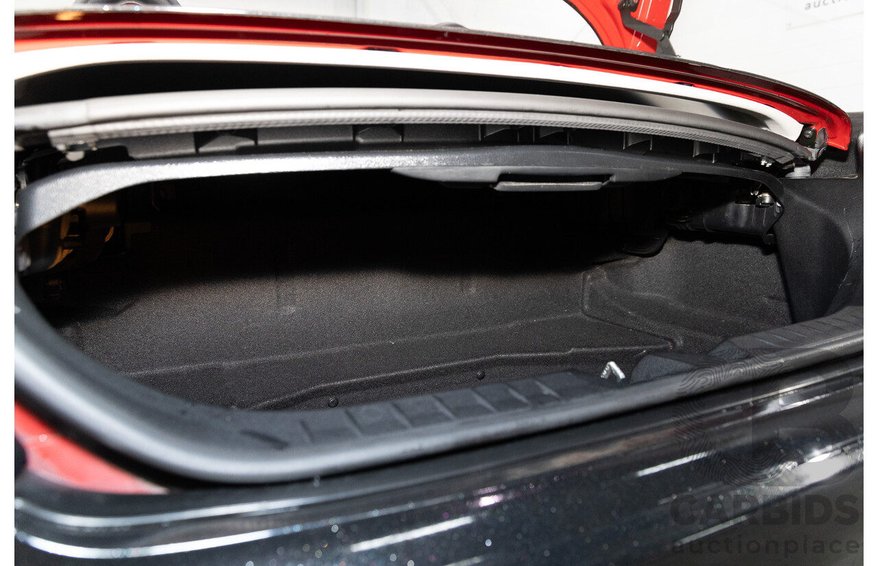 6/2005 Mercedes-Benz SLK200 Kompressor R171 2d Convertible Fire Opal Red (Black Glitter Vinyl Wrap) Supercharged 1.8L