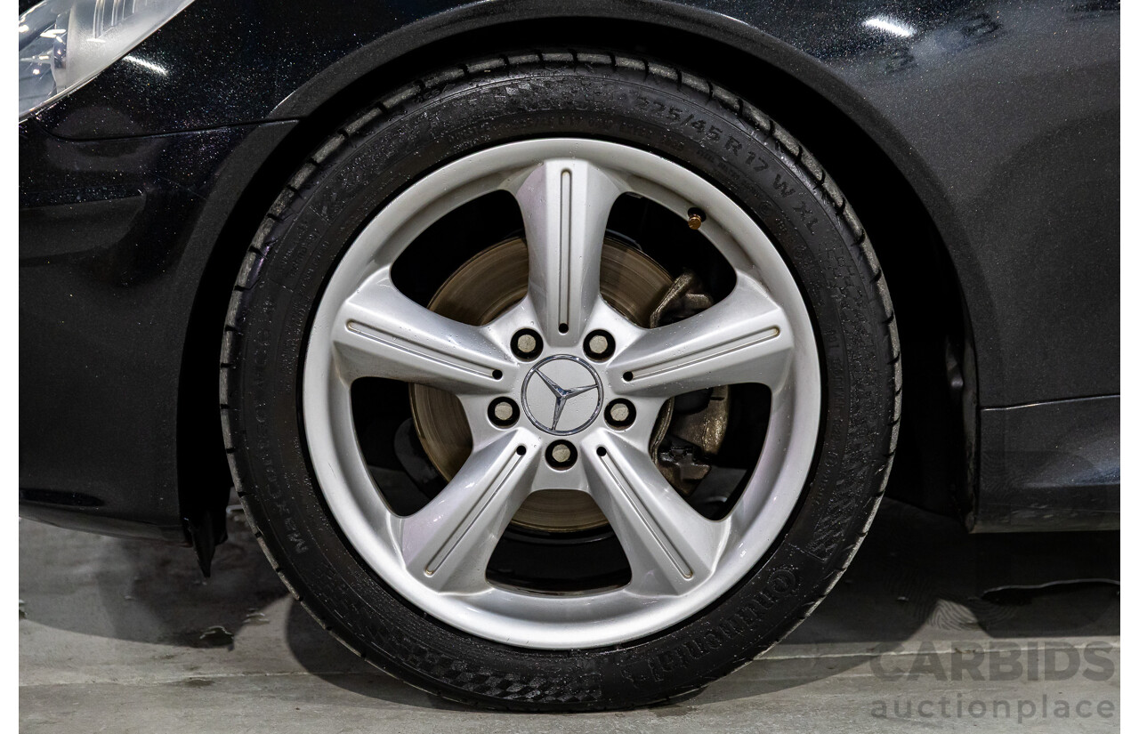 6/2005 Mercedes-Benz SLK200 Kompressor R171 2d Convertible Fire Opal Red (Black Glitter Vinyl Wrap) Supercharged 1.8L