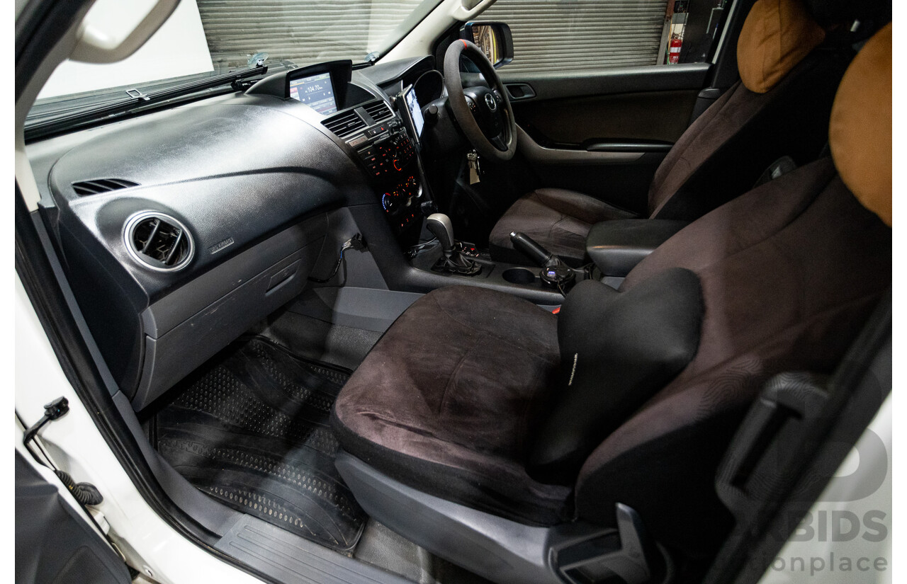 08/2017 Mazda BT-50 XT (4x4) MY17 UPDATE Freestyle C/Chas White Turbo Diesel 3.2L