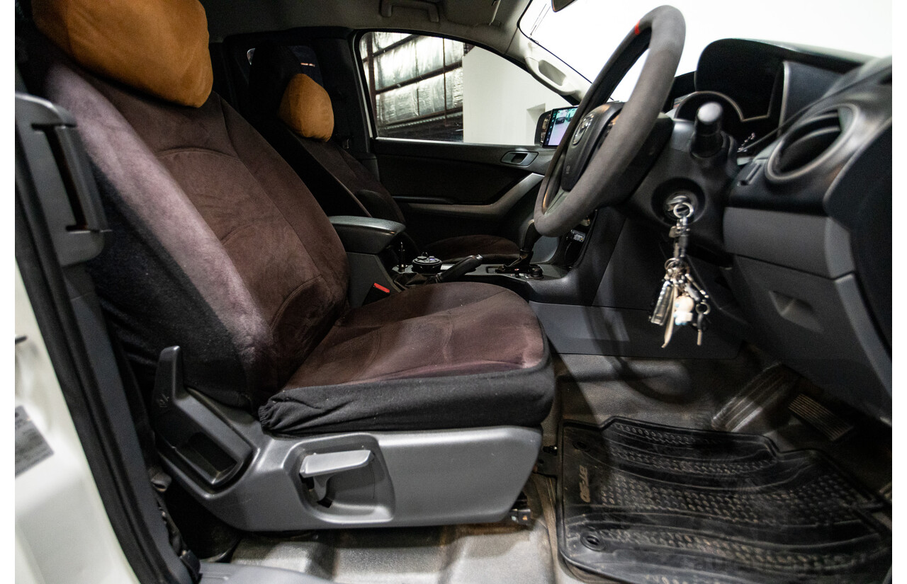 08/2017 Mazda BT-50 XT (4x4) MY17 UPDATE Freestyle C/Chas White Turbo Diesel 3.2L