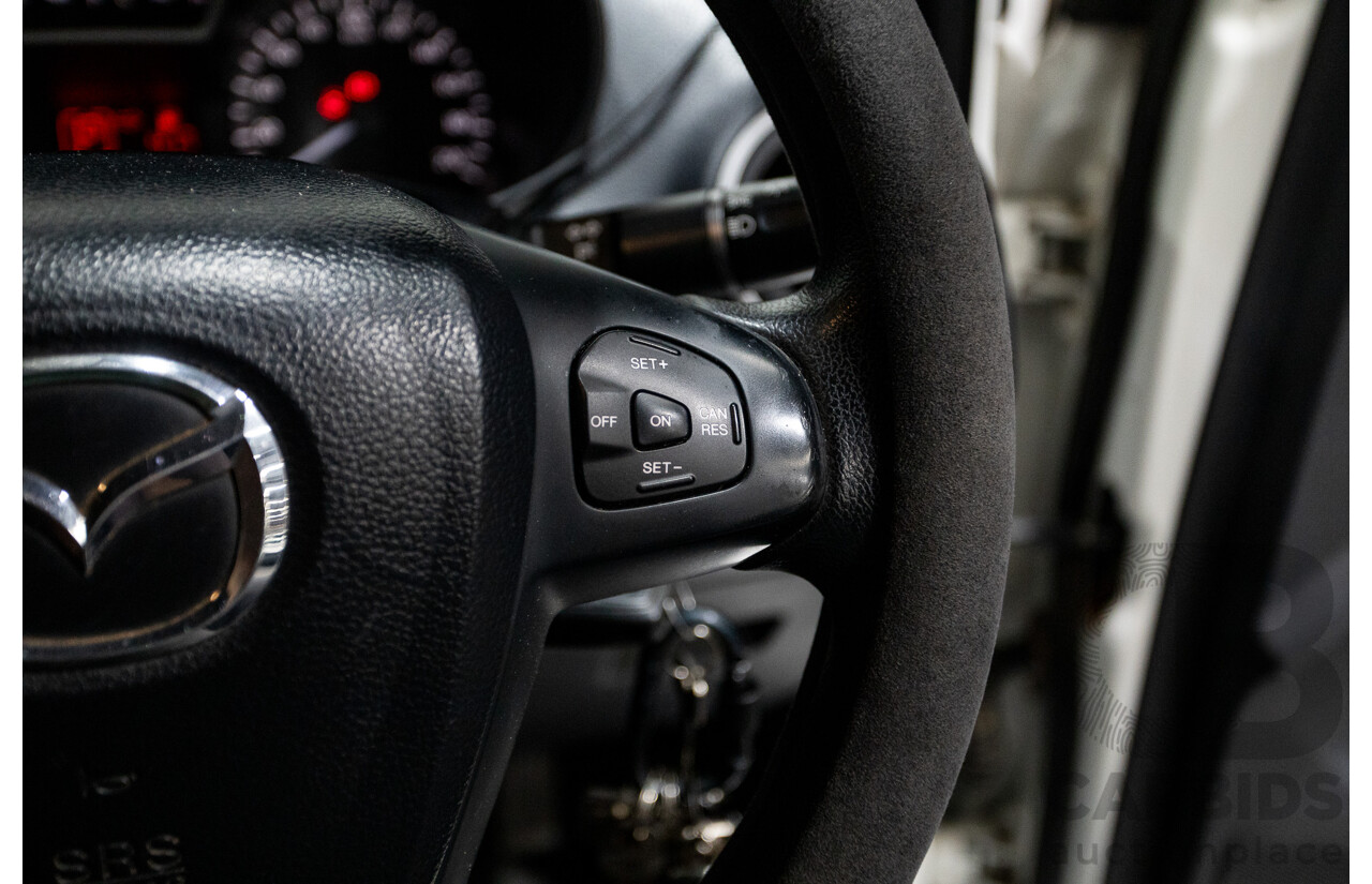 08/2017 Mazda BT-50 XT (4x4) MY17 UPDATE Freestyle C/Chas White Turbo Diesel 3.2L